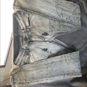 Painted skinny jean